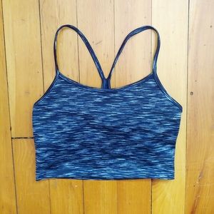 OFFLINE By Aerie The Hugger Longline Racerback Blue Sports Bra